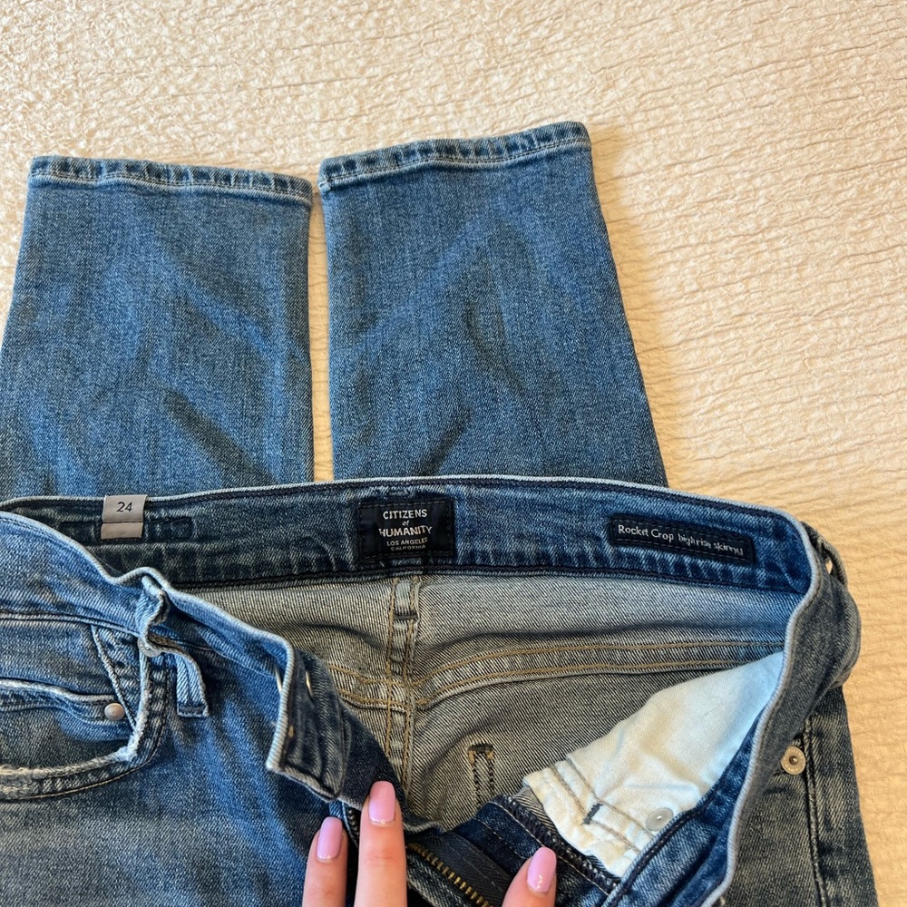 Citizens Of Humanity Blue Boot Cut Jeans